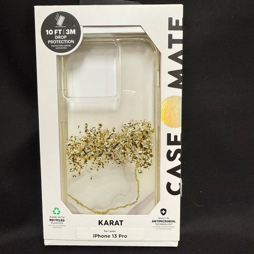 Case-Mate iPhone 13 Pro Case - Karat Marble - NEW
